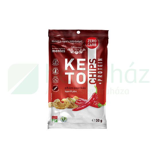 PANNÓNIA KETO CHIPS PIKÁNS PAPRIKÁS akciós termékkép 1