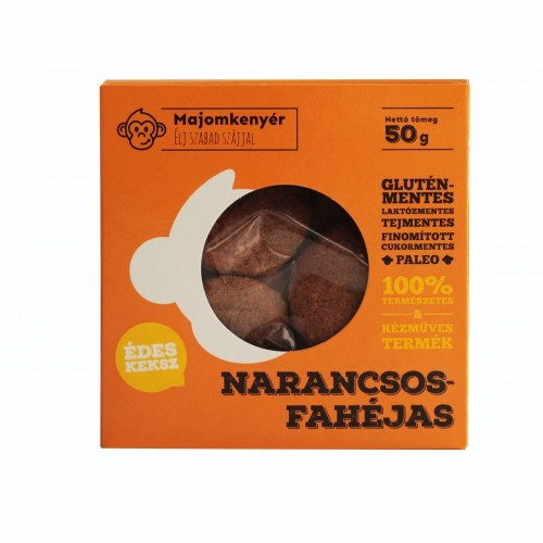 Majomkenyér narancsos-fahéjas paleokeksz 50 g