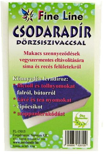 Fine Line csodaradír dörzsiszivaccsal