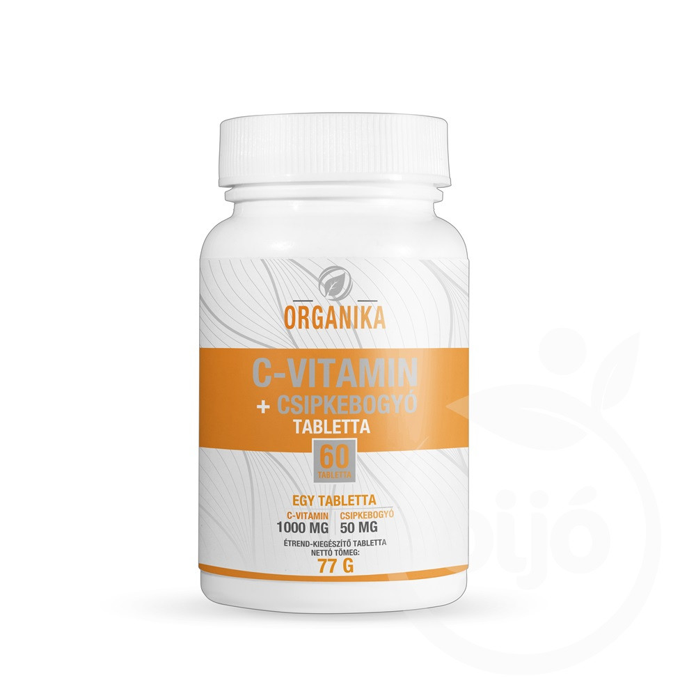 Organika c-vitamin+csipkebogyó tabletta 60 db