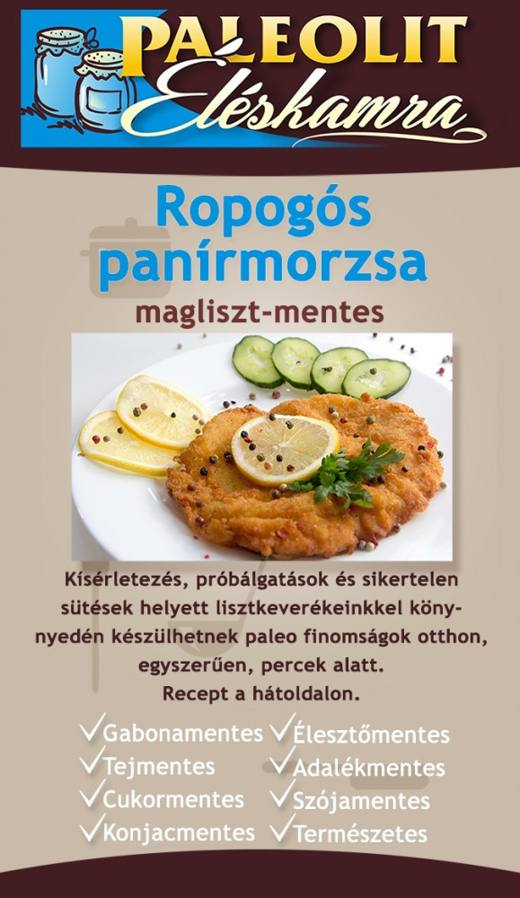 Paleolit Éléskamra ropogós panírmorzsa keverék 200 g