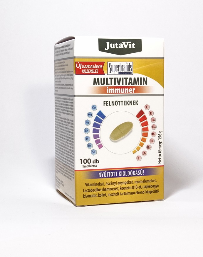 Jutavit multivitamin felnőtdbnek nyújtott oldódású tabletta 100 db