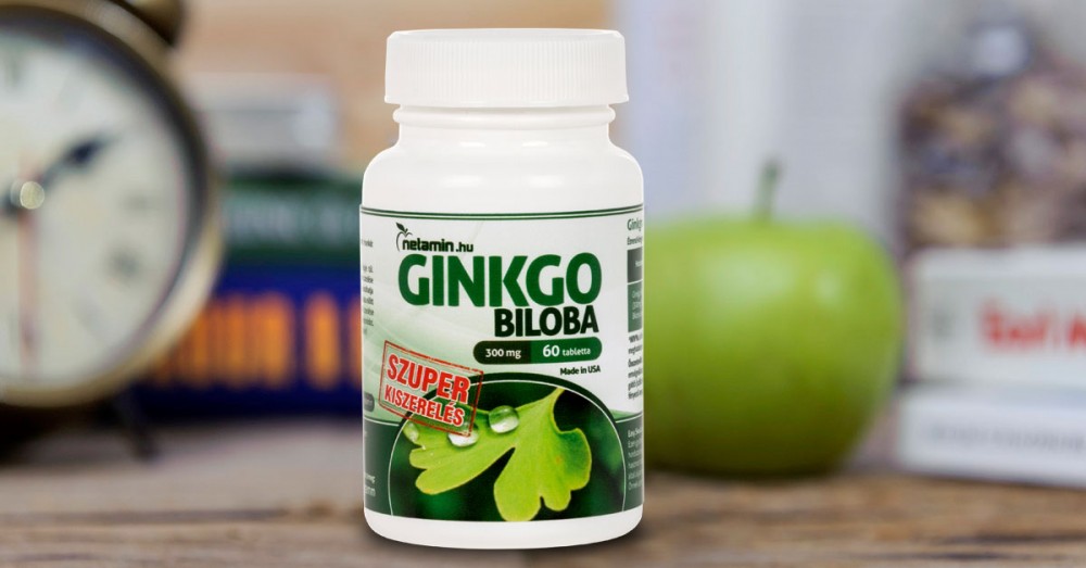 Netamin ginkgo biloba 300mg szuper kiszerelés 60 db