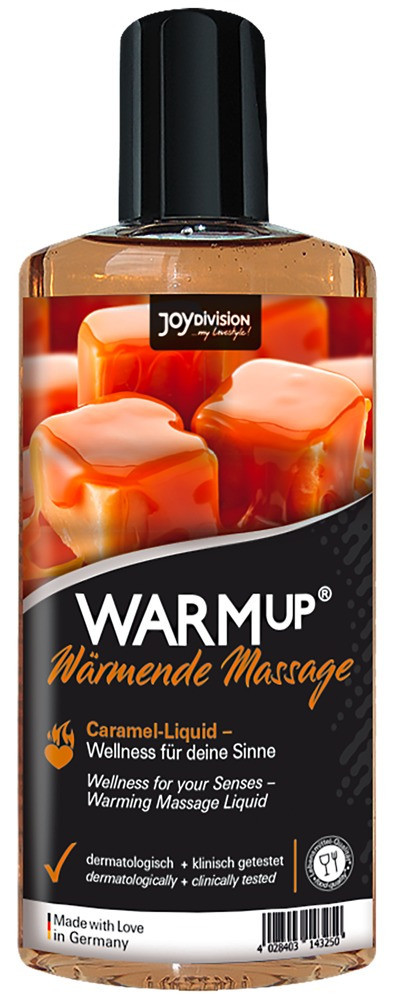 JoyDivision WARMup - melegítős masszázsolaj - karamella (150 ml)