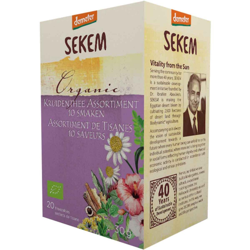 SEKEM DEMETER TEA VÁLOGATÁS 20FILTER akciós termékkép 1