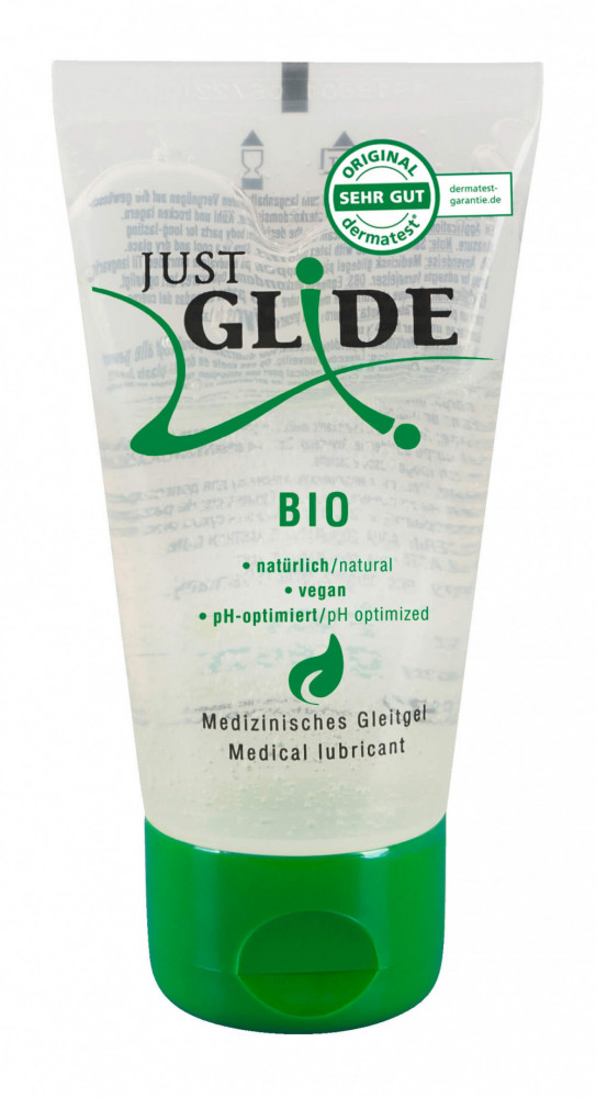 Just Glide Bio - vízbázisú vegán síkosító (50ml)