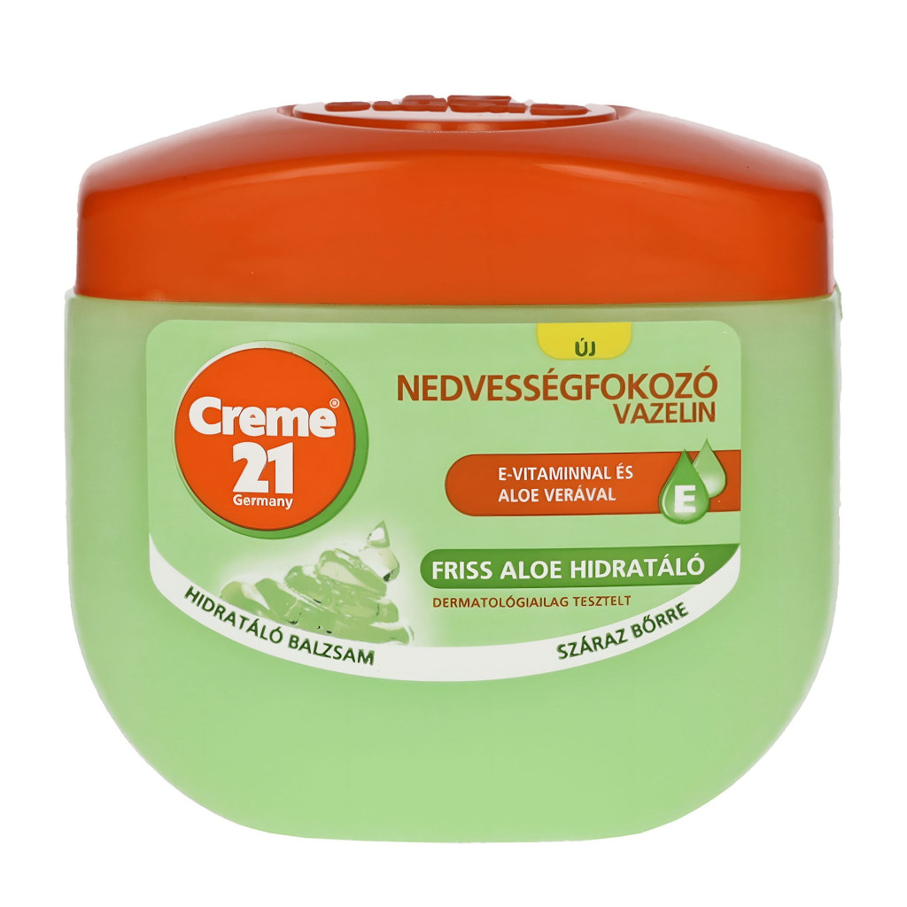 Creme21 nedvességfokozó hidratáló vazelin e-vitaminnal és aloe verával 100 ml