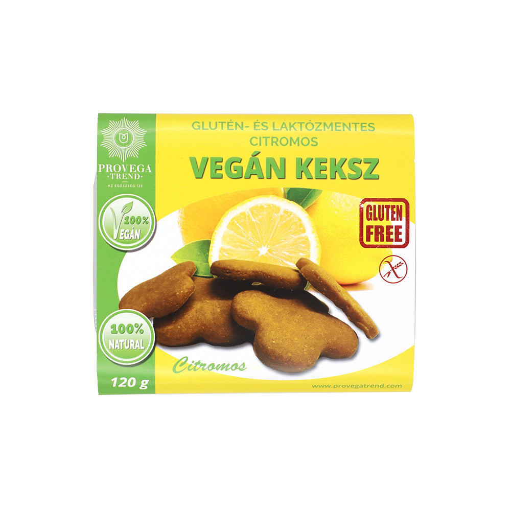 PROVEGA KEKSZ CITROMOS GM VEGÁN 120G 50N akciós termékkép 1