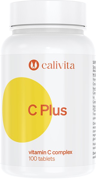 CaliVita C Plus tabletta C-vitamin-komplex 100db