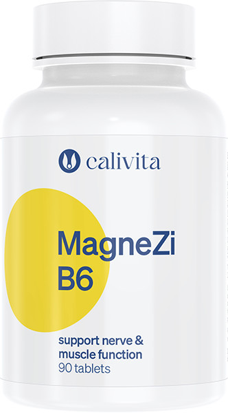 CaliVita MagneZi B6 tabletta Magnézium + B6-vitamin 90db