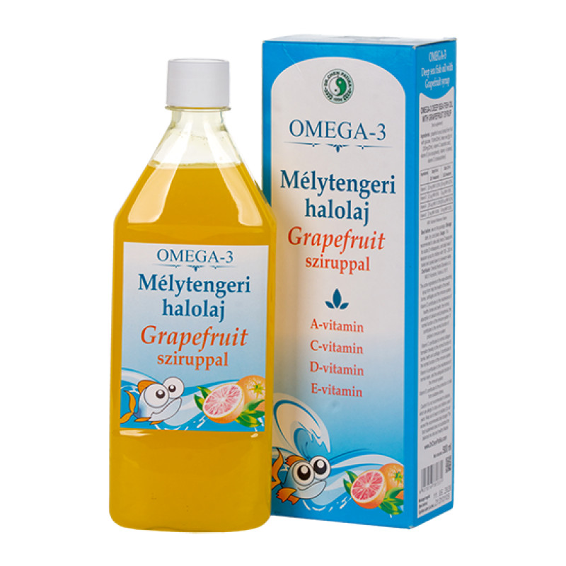 Dr.chen omega-3 mélytengeri halolaj szirup 500 ml akciós termékkép 1