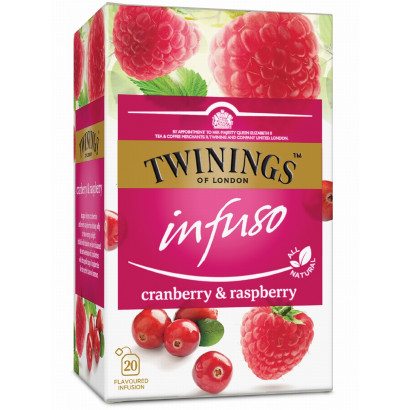 Twinings vörösáfonya és málna herbatea bodzavirággal 40 g akciós termékkép 1