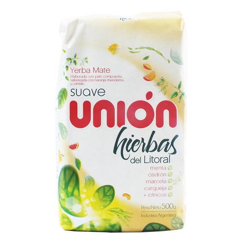 Unión Hierbas del Litoral - gyógynövényes, citrusos ízesített Yerba Maté tea, 500g akciós termékkép 1