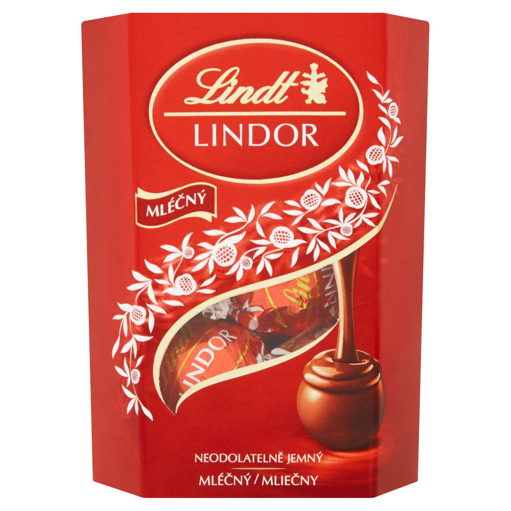 LINDOR TEJCSOKOLÁDÉ GOLYÓK DÍSZDOBOZ 50G akciós termékkép 1