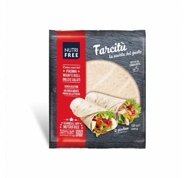 Nf farcitú gluténmentes tortilla lap 120 g