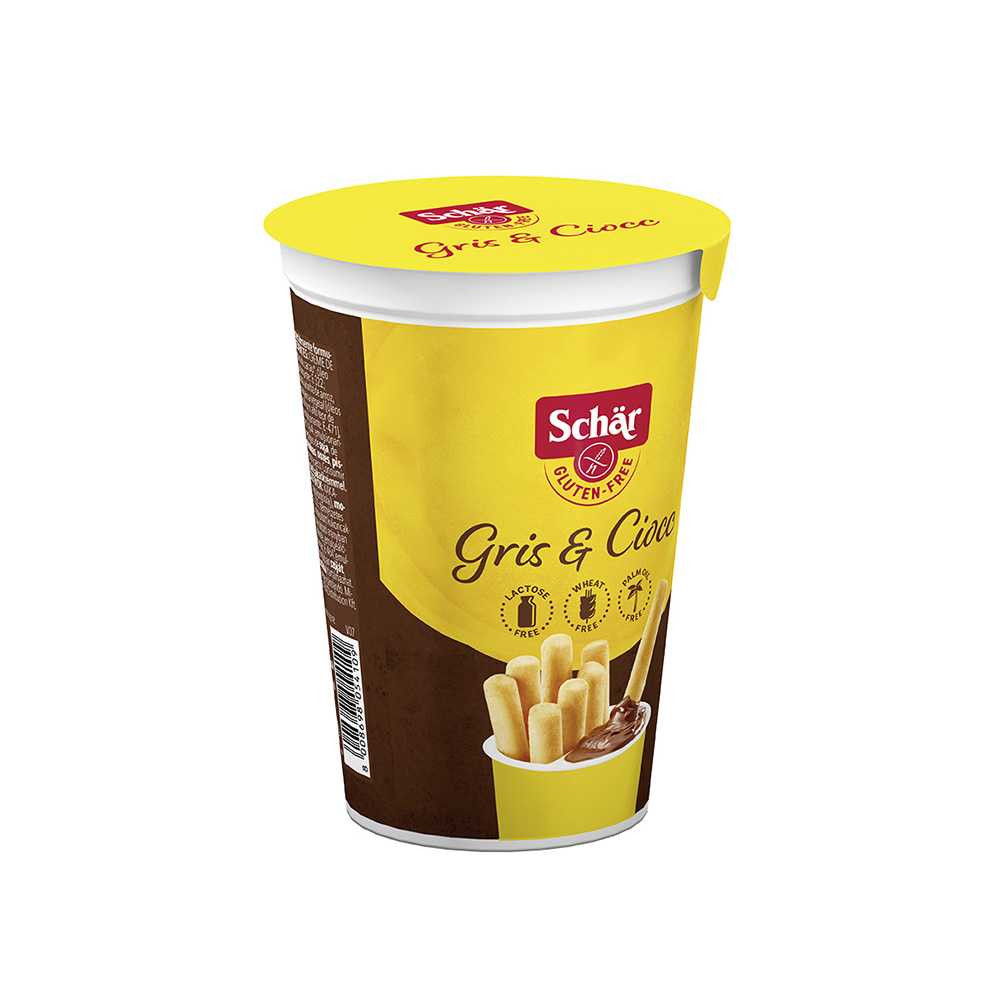 Schar gluténmentes gris&amp;ciocc grissini mogyorókrémmel 52 g akciós termékkép 1