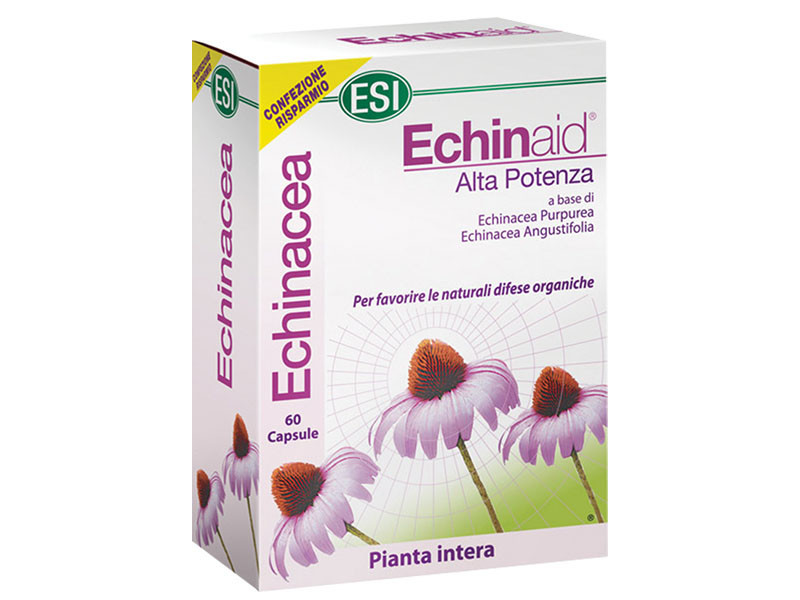 ESI® Echinacea kapszula dupla - Echinacea purpurea és E. angustifolia koncentrált, nagy dózisú kivonata. 60 db