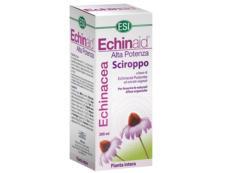 Natur Tanya® ESI® Echinaid® Immunerősítő Echinacea szirup - hozzáadott gesztenyemézzel, és balzsamos gyógynövényekkel.