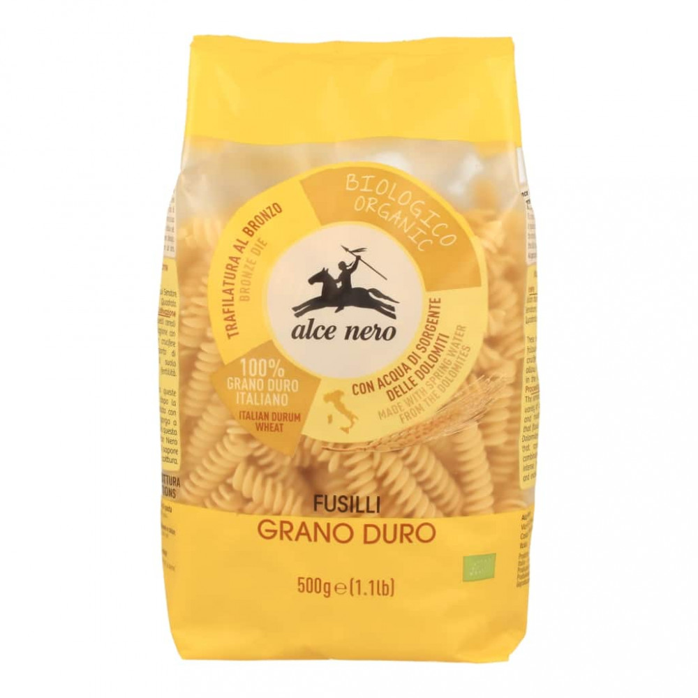 Alce Nero Bio Durum Fusilli (csavart orsó) 500 g