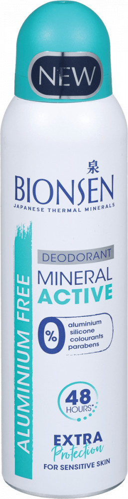 BIONSEN DEO MINERAL ACTIVE SPRAY 150ML