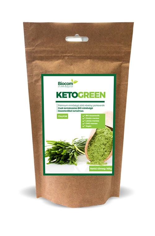 Biocom KetoGreen növényi por utántöltős 150 gr