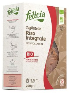 Felicia Bio barnarizs tagliatelle gluténmentes tészta 250 g Új termék akciós termékkép 1