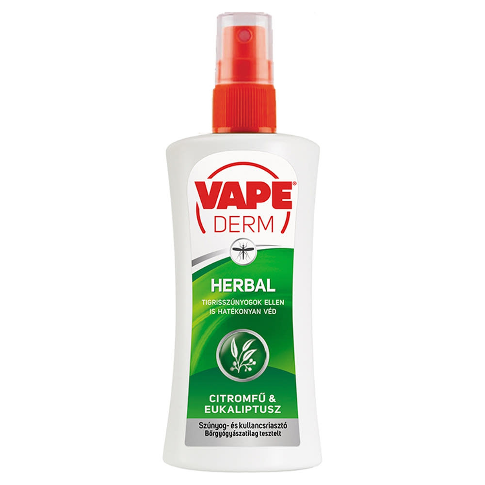 Vape derm herbal szúnyog- és kullancsriasztó pumpás aeroszol 100 ml akciós termékkép 1
