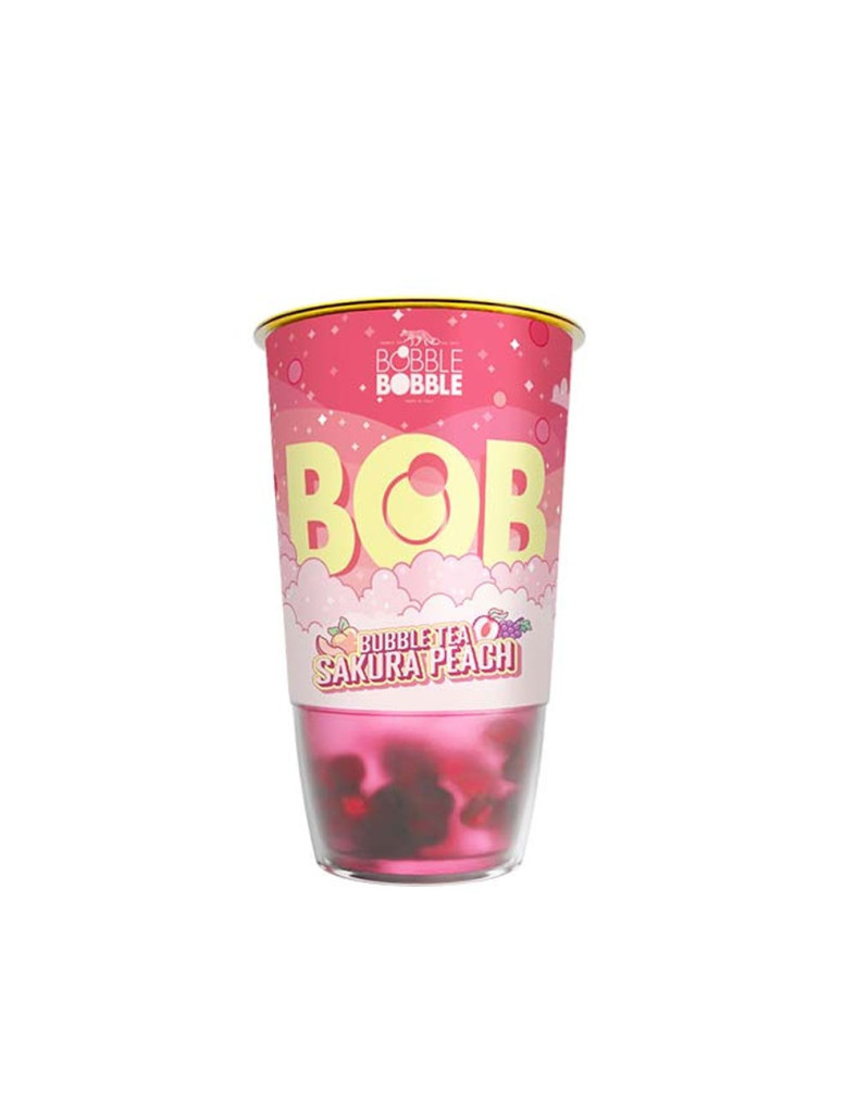 Bob Bubble Tea Üdítőital Sakura Peach 360Ml akciós termékkép 1