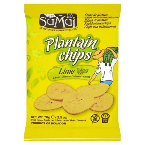 Samai plantain főzőbanán chips lime 70 g