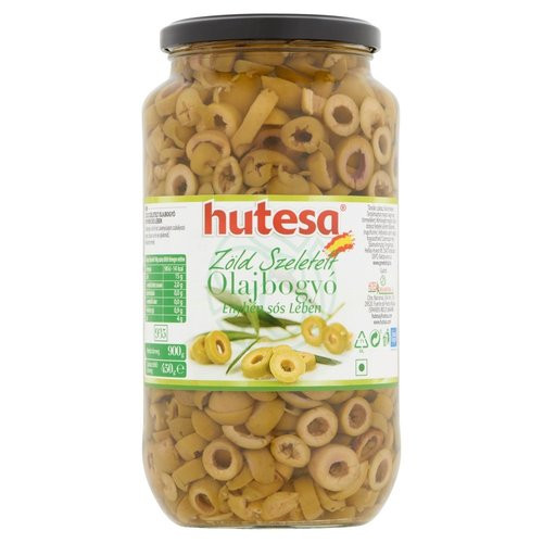 Hutesa zöld szeletelt olajbogyó 935 ml