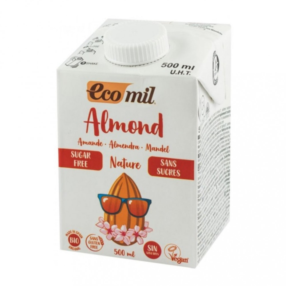 Ecomil bio mandulaital édesítő nélkül 500 ml