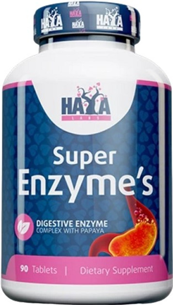 Haya Labs Super Enzyme Complex Tabletta 90Db akciós termékkép 1