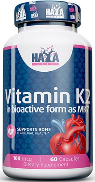 Haya Labs Vitamin K2-Mk7 100Mcg Kapszula 60Db akciós termékkép 1