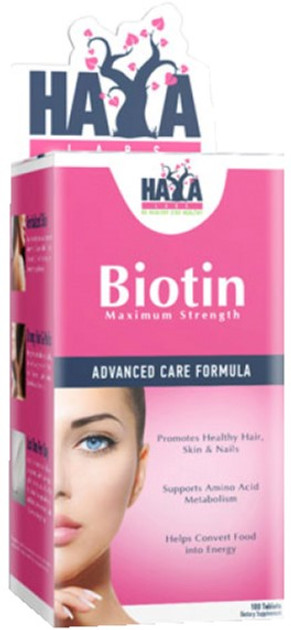 Haya Labs Biotin Maximum Strength Tabletta 100Db akciós termékkép 1