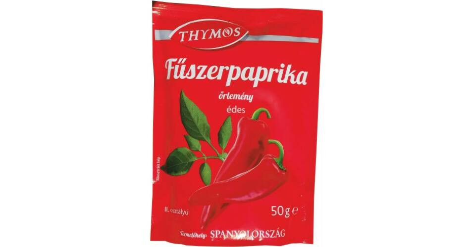 Thymos fűszerpaprika édes I.o. 50 g