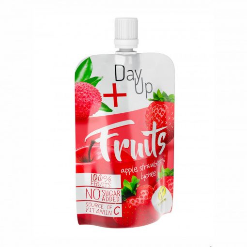 DAYUP+FRUITS VEGÁN ALMAPÜRÉ EPER akciós termékkép 1
