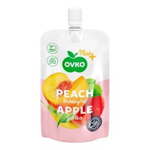 Ovko Plus Alma-Őszibarack Püré 120G akciós termékkép 1