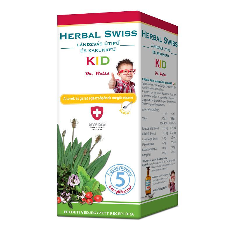 HERBAL SWISS KID SZIRUP 300ML