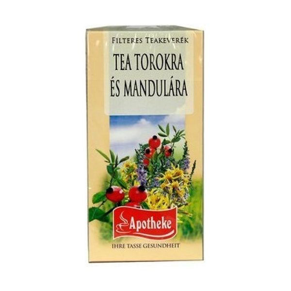 Apotheke tea torokra és mandulára 20x1,5g 30 g