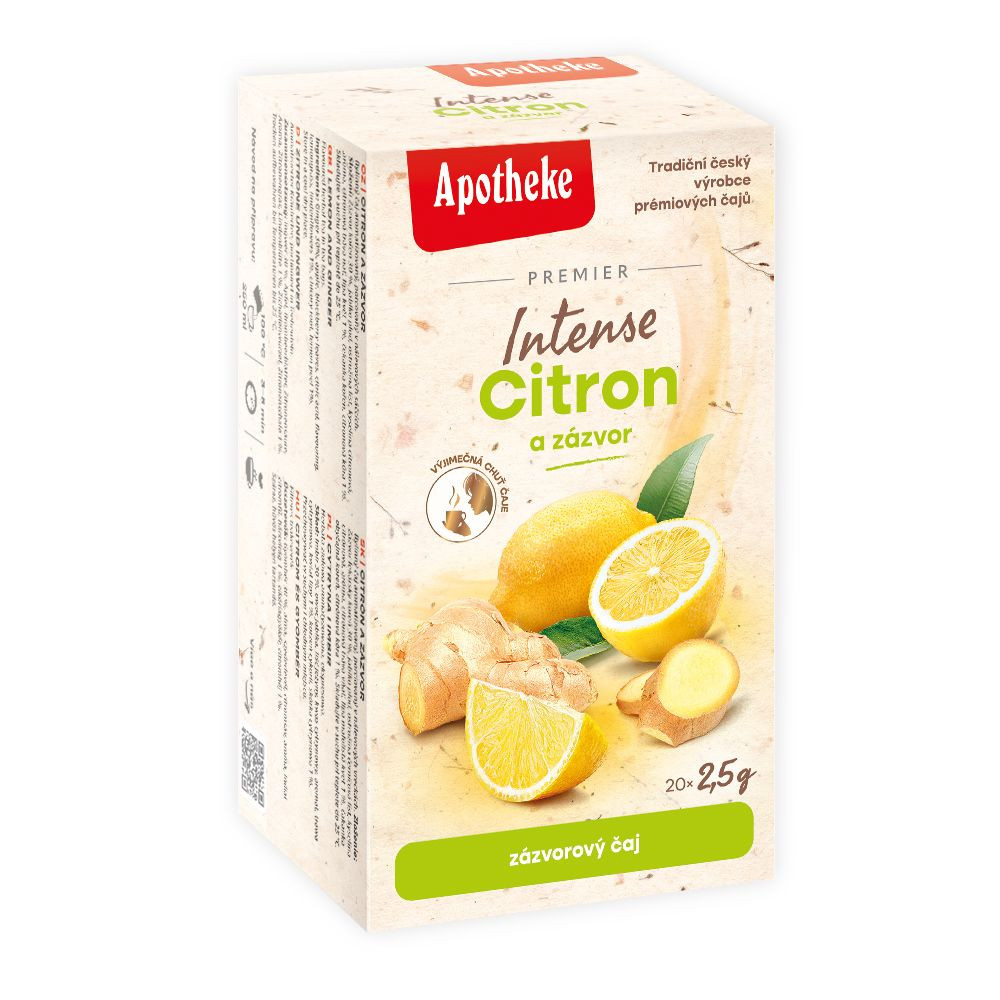 Apotheke gyömbéres citrom tea 20x2,5g 50 g