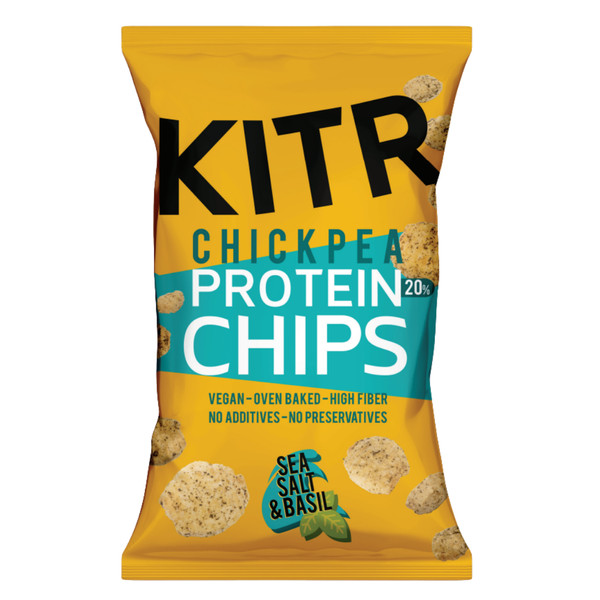 Kitr csicseriborsó chips tengeri sós-bazsalikomos 50 g