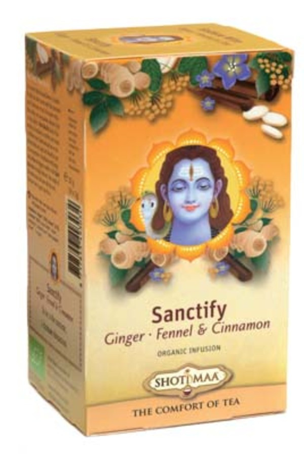 Shoti Maa bio sanctify gyömbér, édeskömény és fahéj tea 16x2 g 32 g