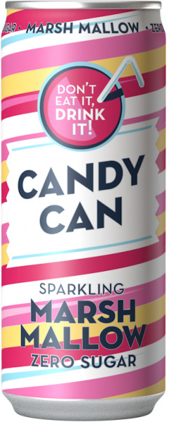 Candy can marshmallow zero sugar üditőital 330 ml