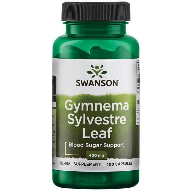 SWANSON GYMNEMA SYLVESTRE LEAF 400 mg /100 db