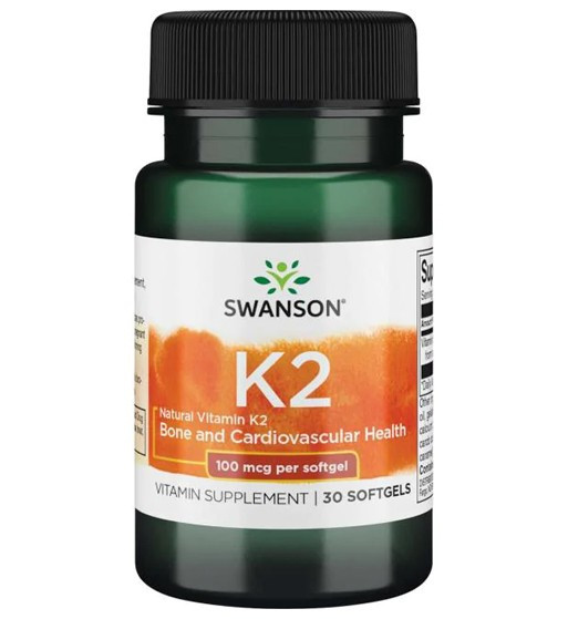 Swanson K2 VITAMIN 30 db 100 mcg akciós termékkép 1