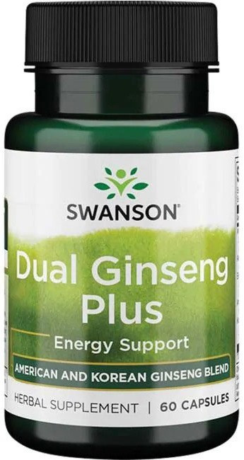 Swanson DUAL GINSENG PLUS 60 db komplex