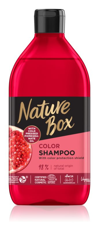 Nature Box Sampon Gránátalma Festett Haj 385 ml