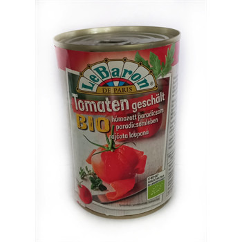 Le baron bio hámozott paradicsom paradicsomlében 400 g