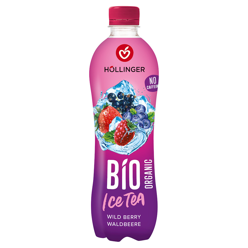 Höllinger bio ice tea erdei gyümölcsös 500 ml DRS
