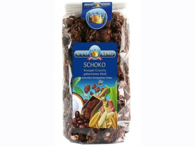 Bioking bio ropogós müzli csokis-mogyis 375 g